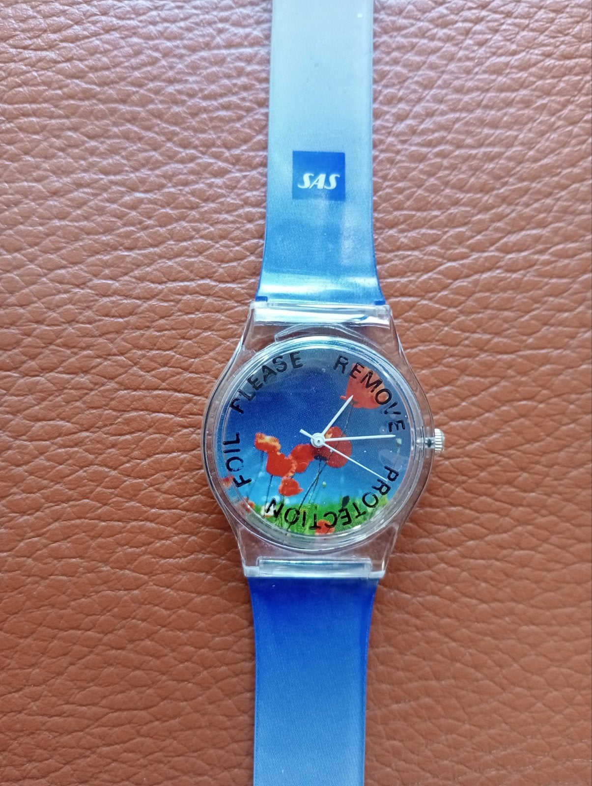 Vintage Swatch horloge voor SAS (Scandinavian Airlines, Kunststof, Swatch, Nieuw, Kunststof