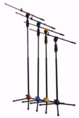 Zware professionele microfoon statief Geel, Muziek en Instrumenten, ., Nieuw, Ophalen of Verzenden, .