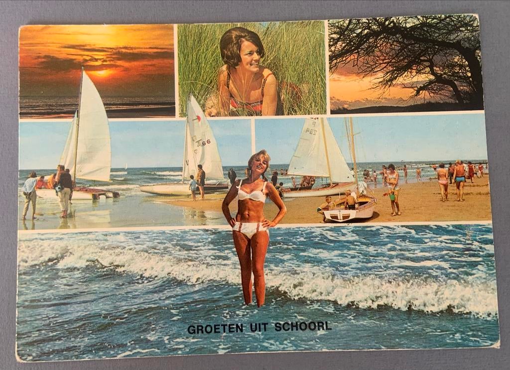 Groeten uit Schoorl, Verzenden, 1960 tot 1980, Ongelopen, Noord-Holland