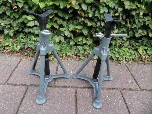 Assteunen - Bilstein - Hoogte instelbaar van 45 tot 62cm, Ophalen, Zo goed als nieuw, Hydraulisch, Garagekrik