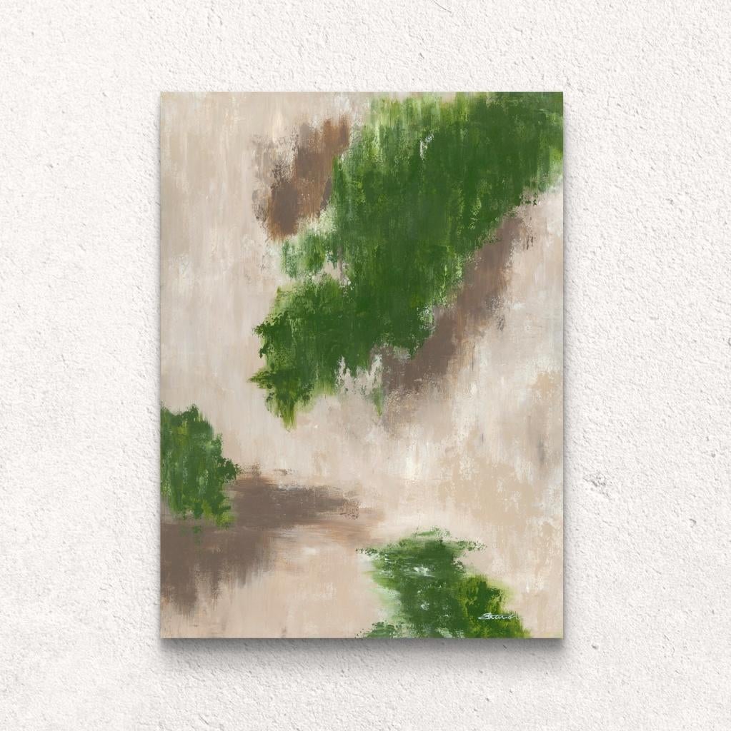Abstract schilderij - 65 x 81 cm, Ophalen of Verzenden