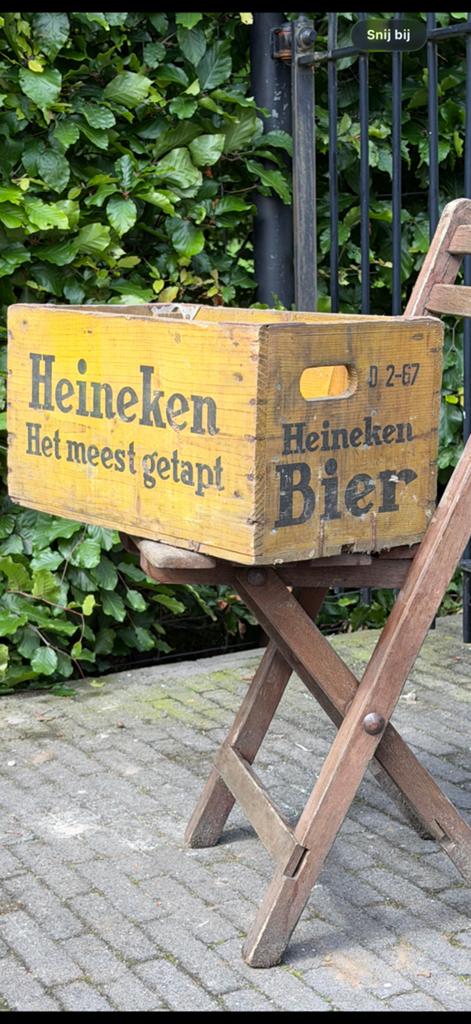 Heineken bierkratje, Ophalen