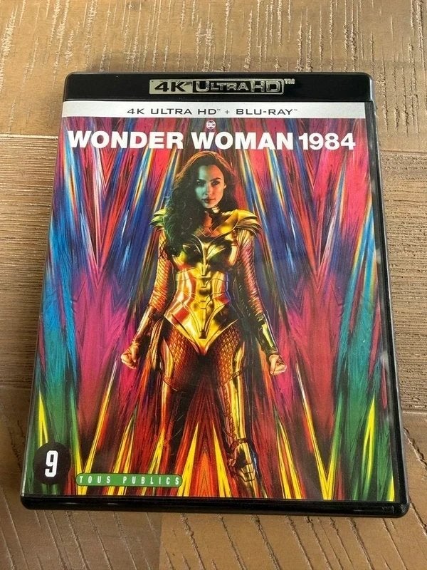 Wonder Woman 1984 4K Ultra HD + Blu-ray in nieuwstaat, Vanaf 9 jaar, Ophalen of Verzenden, Zo goed als nieuw, Frans
