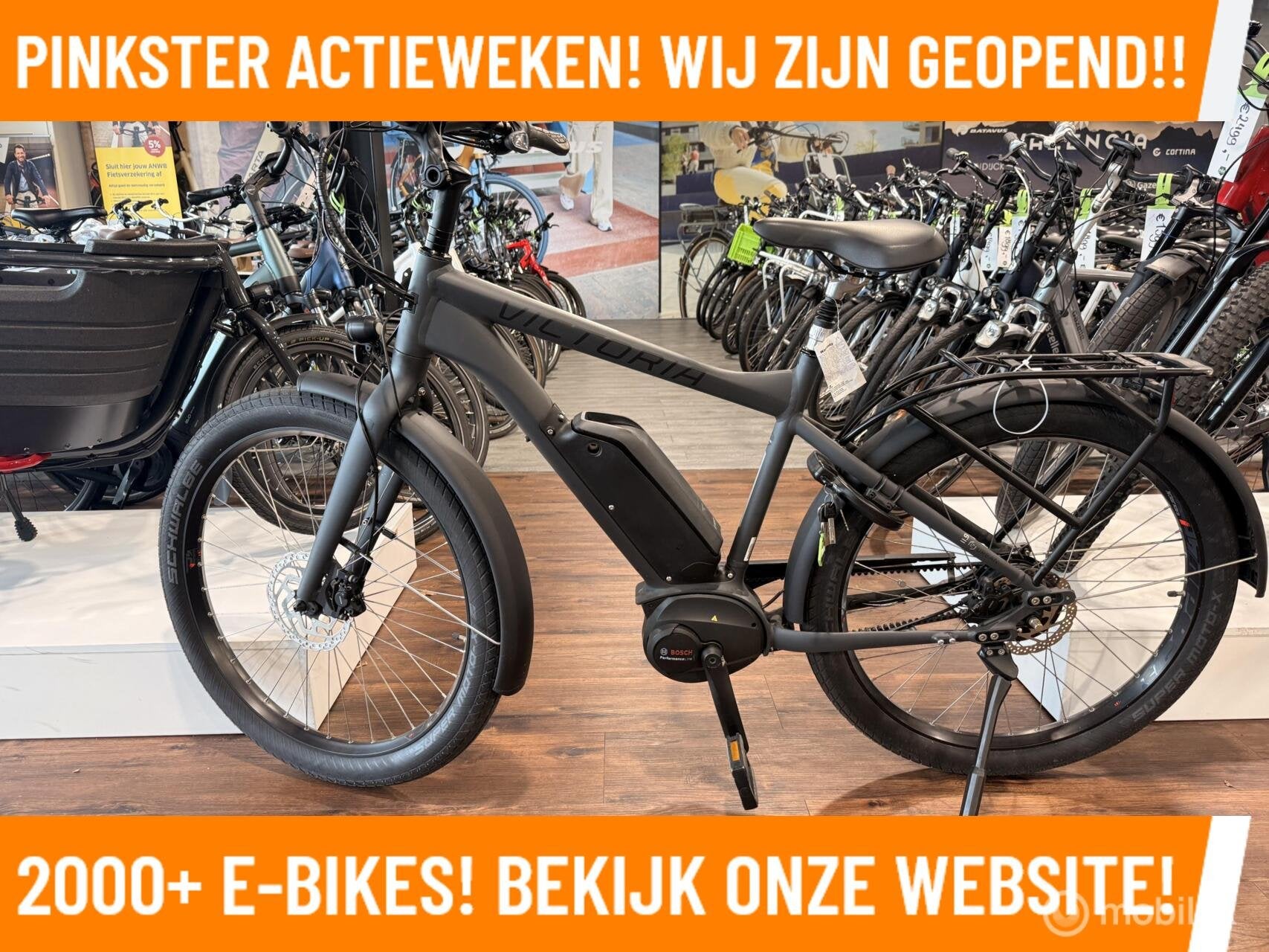 Groot aanbod elektrische fietsen €799–€999 bosch midde, Nieuw, Gazelle