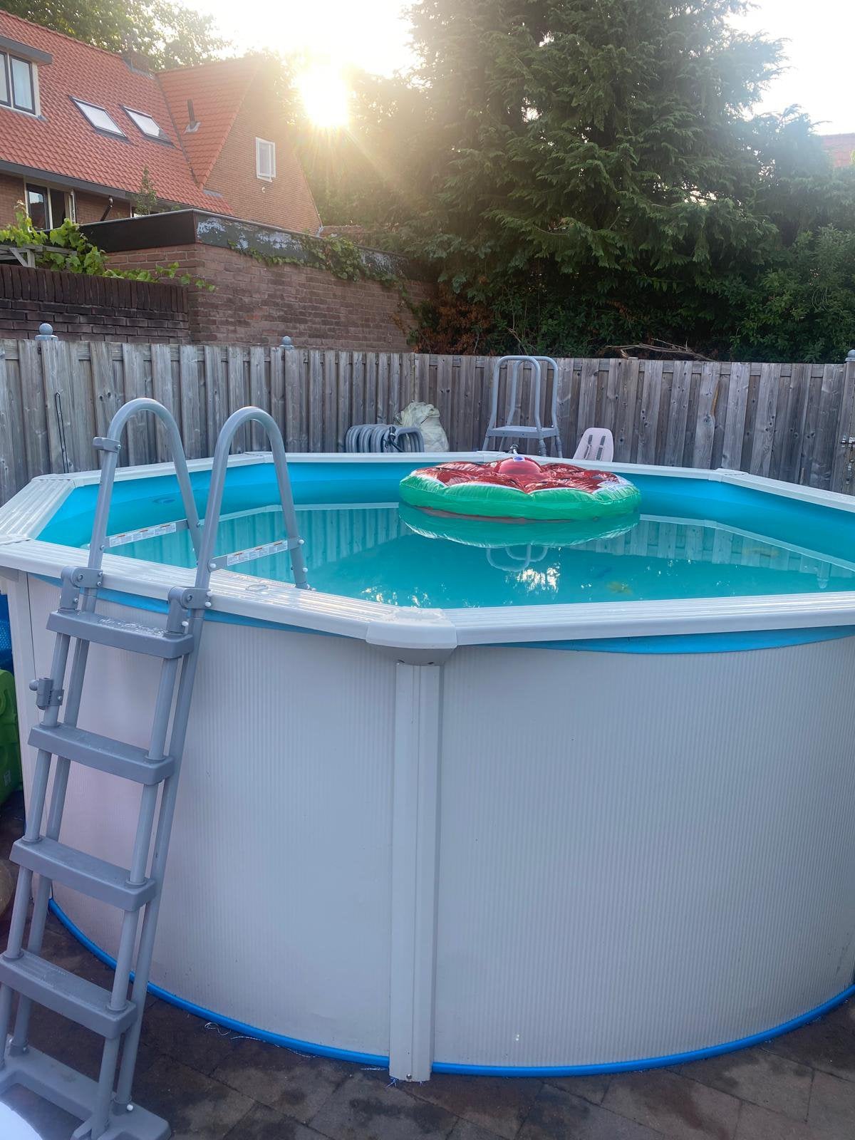 Staal zwembed 360, Tuin en Terras, Zwembaden, Ophalen, Minder dan 80 cm, Rond, Opzetzwembad