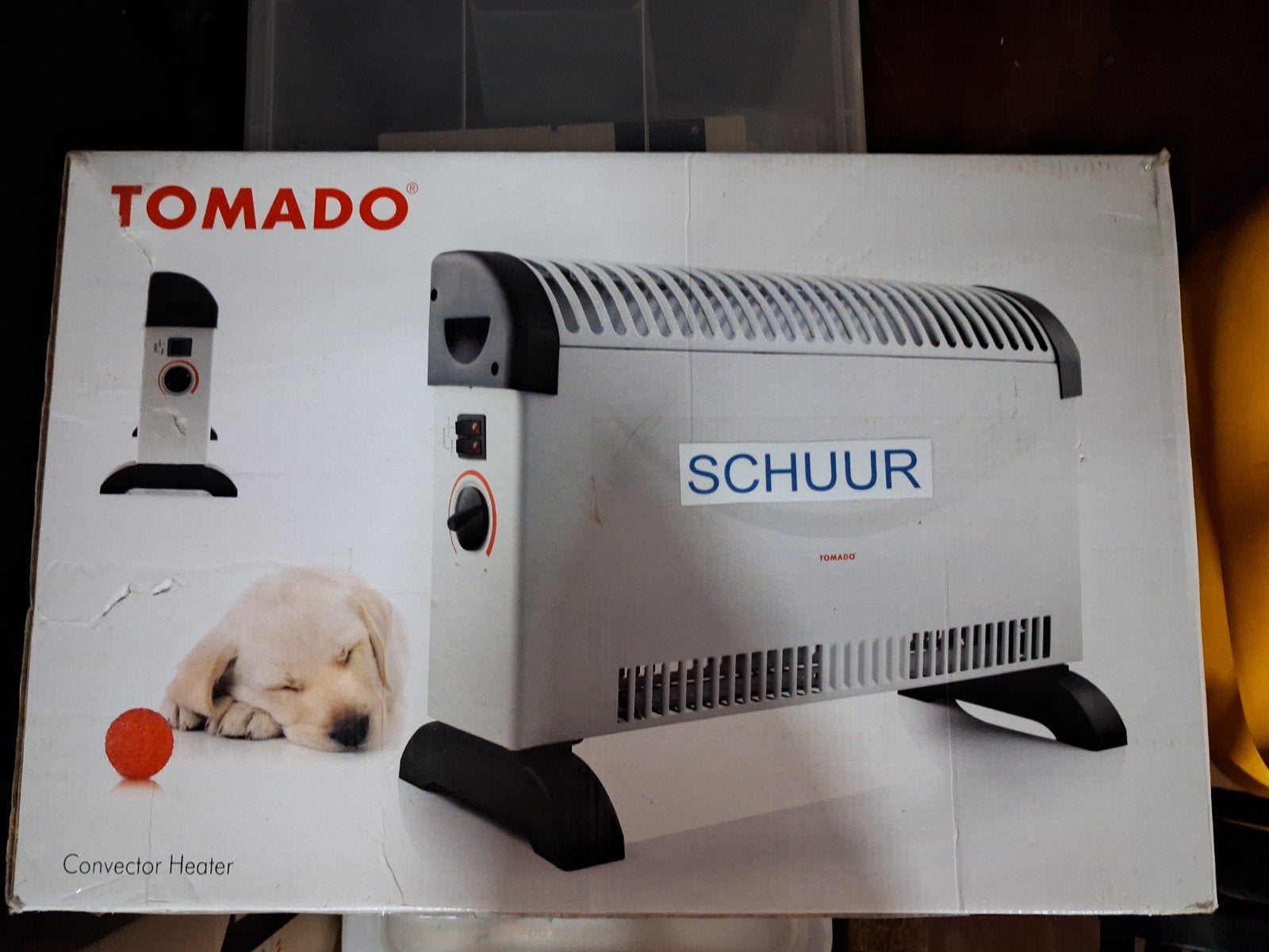Tomado 2000 Watt kacheltje elektrisch convector, Doe-het-zelf en Verbouw, Verwarming en Radiatoren, Ophalen of Verzenden, Zo goed als nieuw