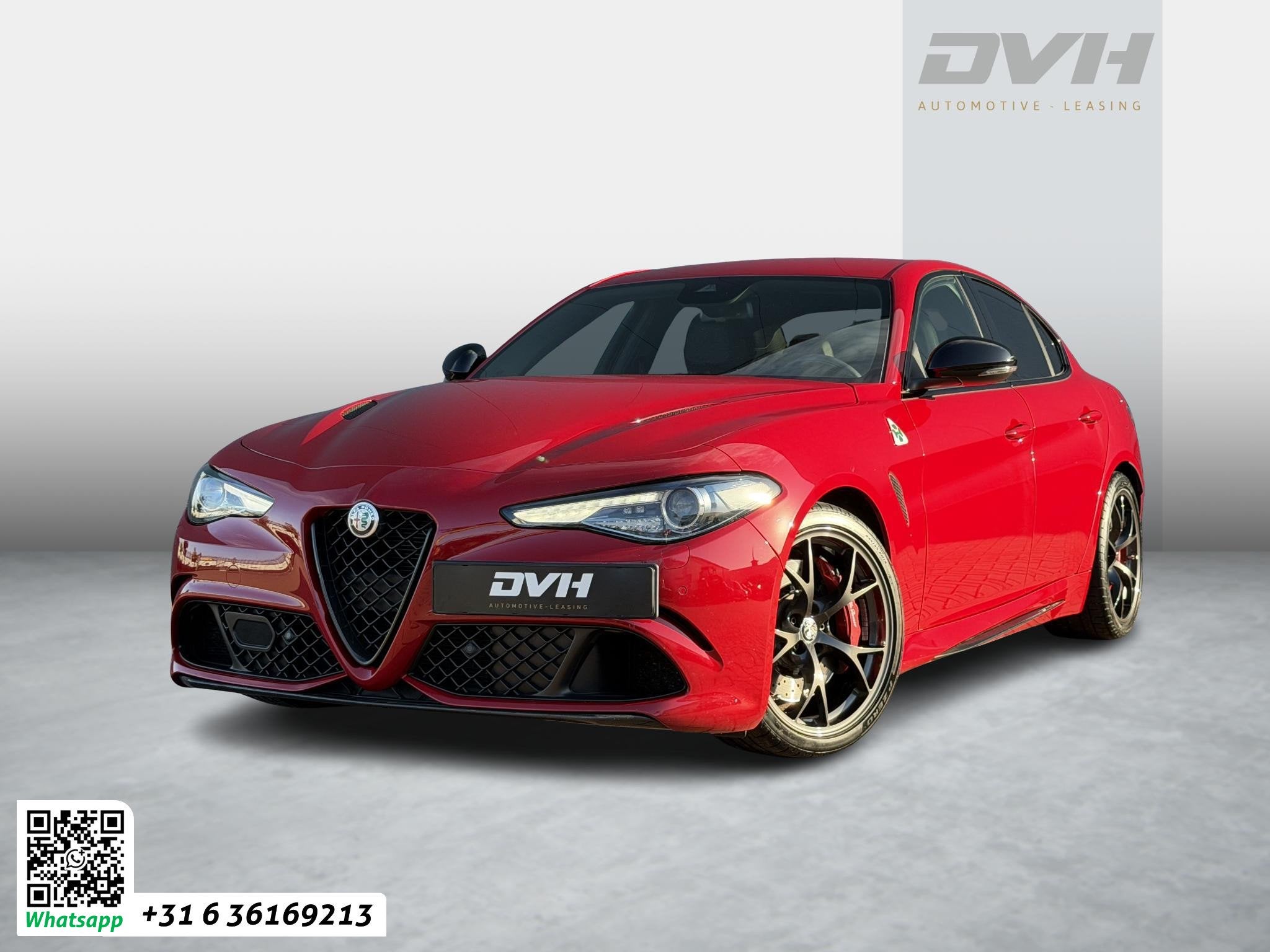 Alfa Romeo Giulia 2.9 V6 Quadrifoglio CARBON | H/K | LEDER, Auto's, Automaat, Dealer onderhouden, Achterwielaandrijving, Gebruikt