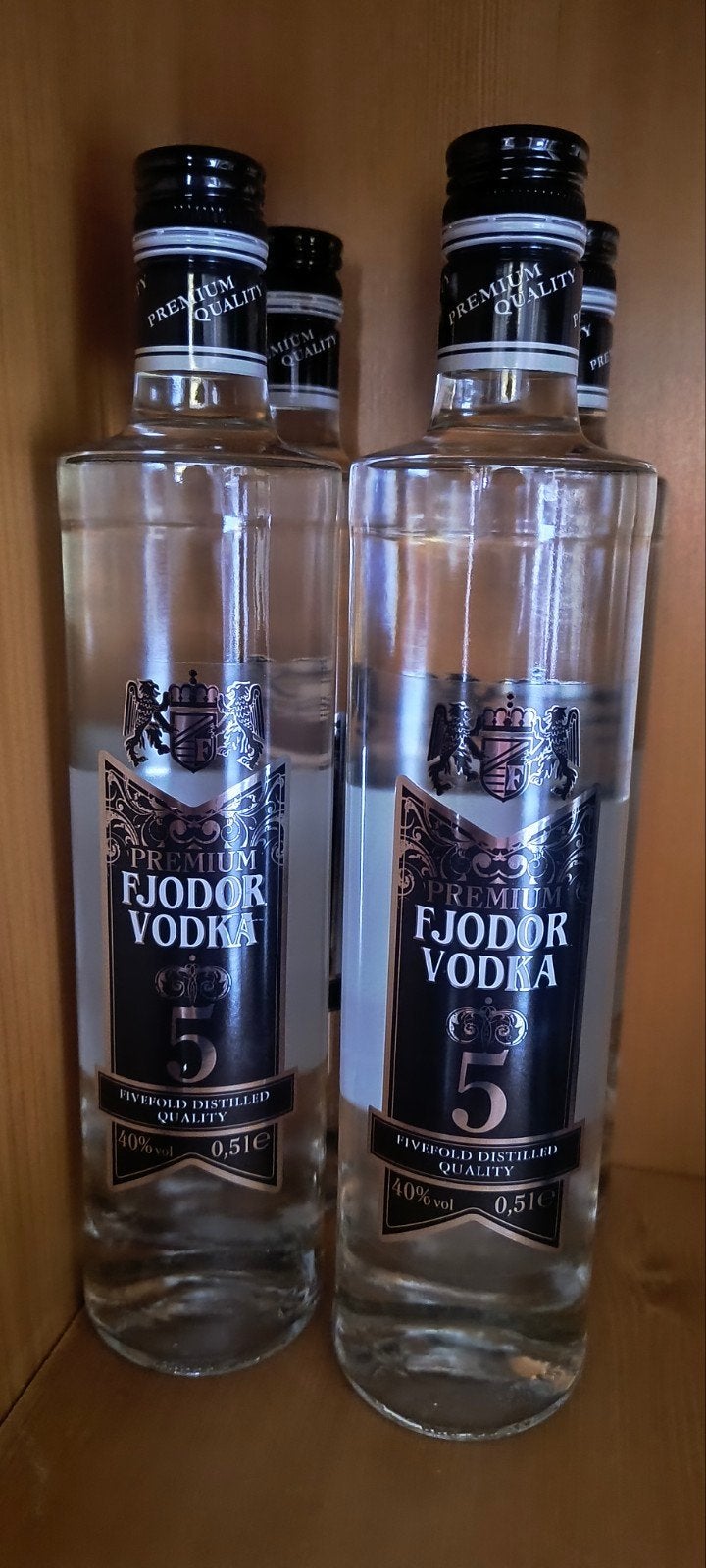 Premium Fjodor Vodka flessen, Ophalen, Nieuw, Overige typen