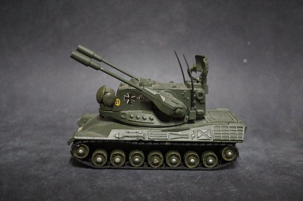 Dinky Toys Leopard Gepard anti luchtafweer tank - Vintage, Ophalen of Verzenden