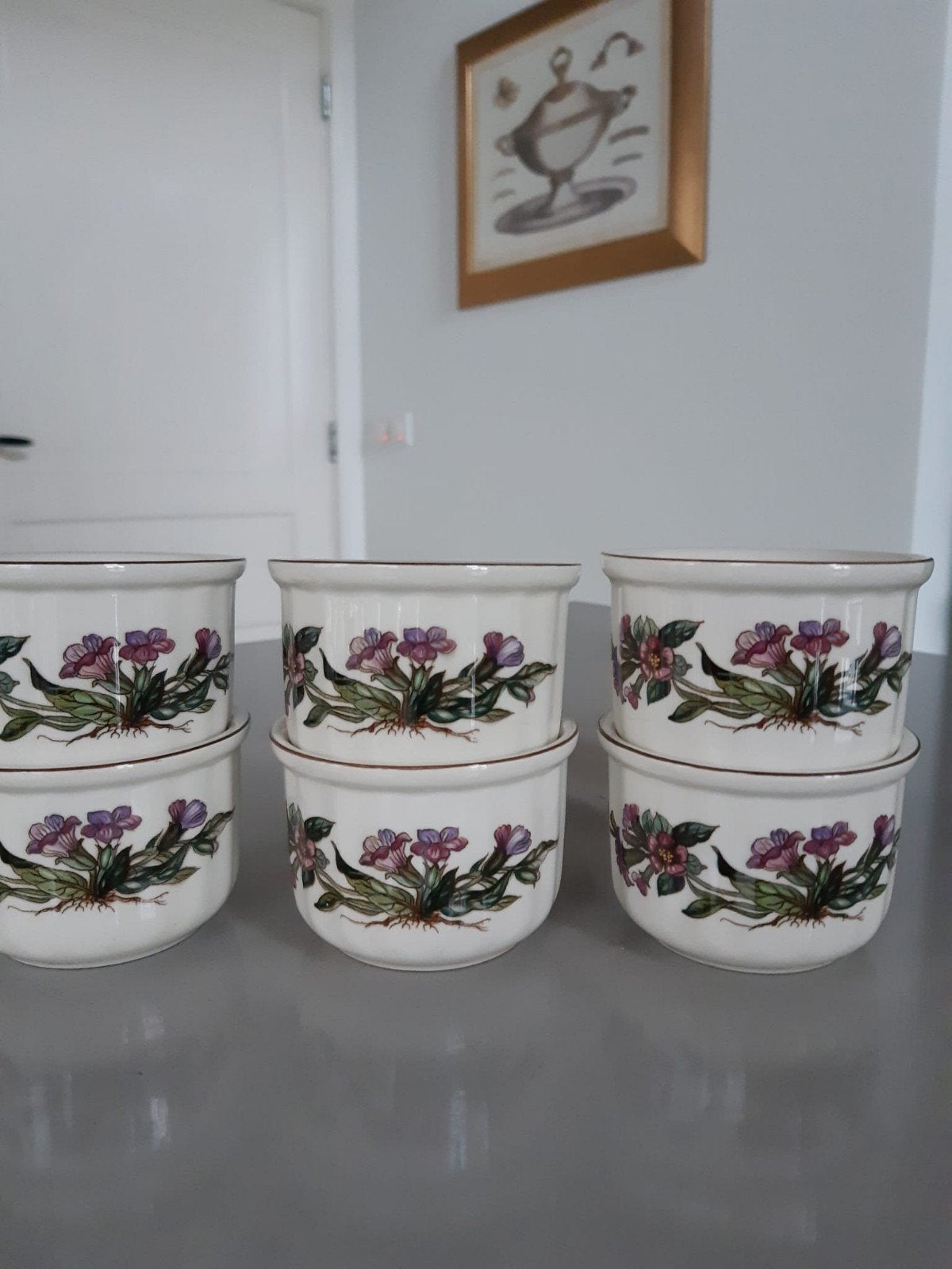 6 Soufflé Ovenschaaltjes Villeroy en Boch Botanica, Ophalen, Overige stijlen, Porselein, Schaal of Schalen