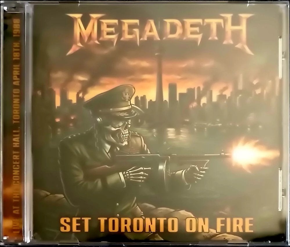 MEGADETH CD TORONTO CANADA 1988 LIMITED EDITION, Cd's en Dvd's, Ophalen of Verzenden, Zo goed als nieuw