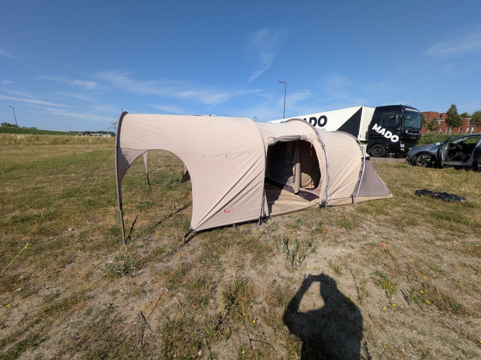 Redwood Aspen 310 tunneltent - Zo goed als nieuw!, Ophalen, Zo goed als nieuw, Tot en met 4