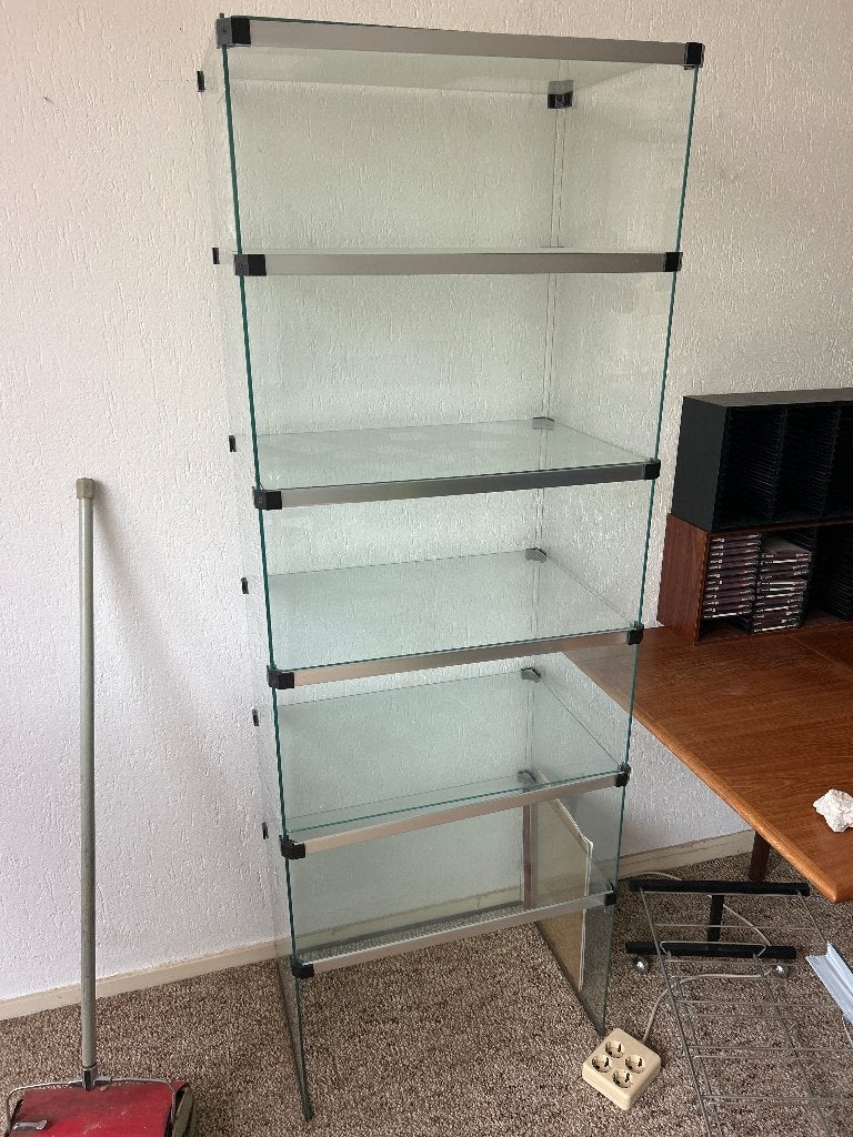 Pastoe Glazen Stellingkast, Huis en Inrichting, Kasten | Stellingkasten, Ophalen, Gebruikt