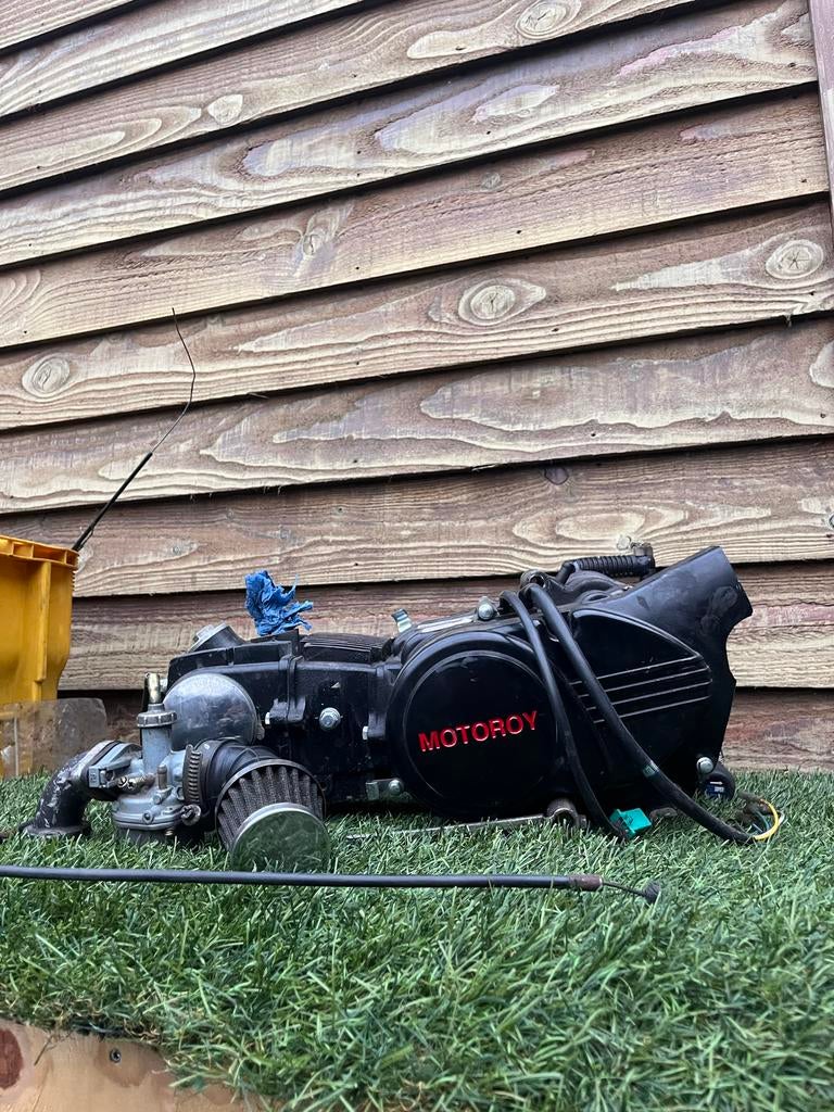 125cc 4-takt pitbike motorblok - Loopt perfect!, Ophalen of Verzenden, Gebruikt