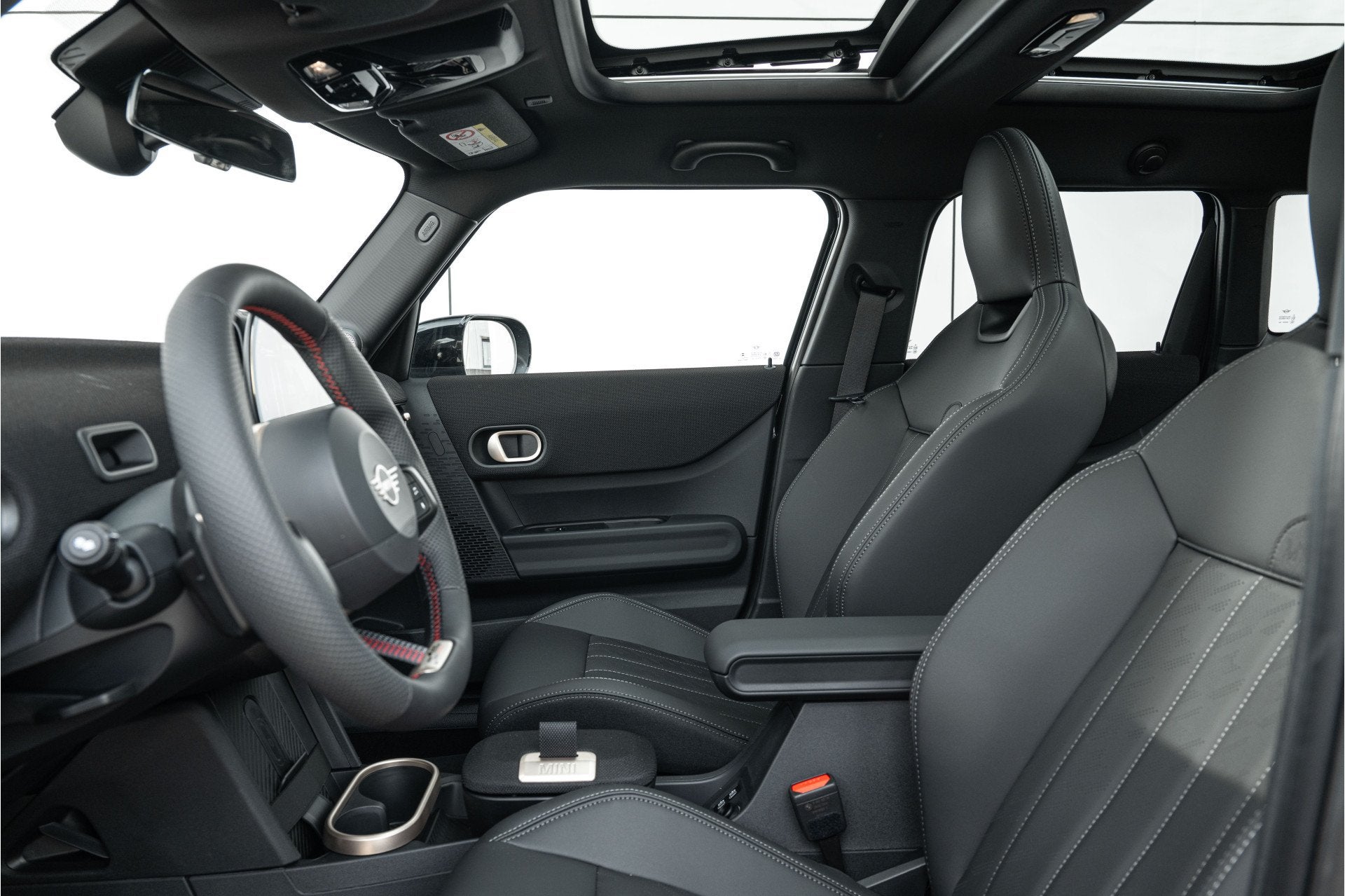 MINI Hatchback Cooper C Automaat / JCW / Pakket M / JCW / Pa, Auto's, Dealer onderhouden, 156 pk, Leder, Bedrijf