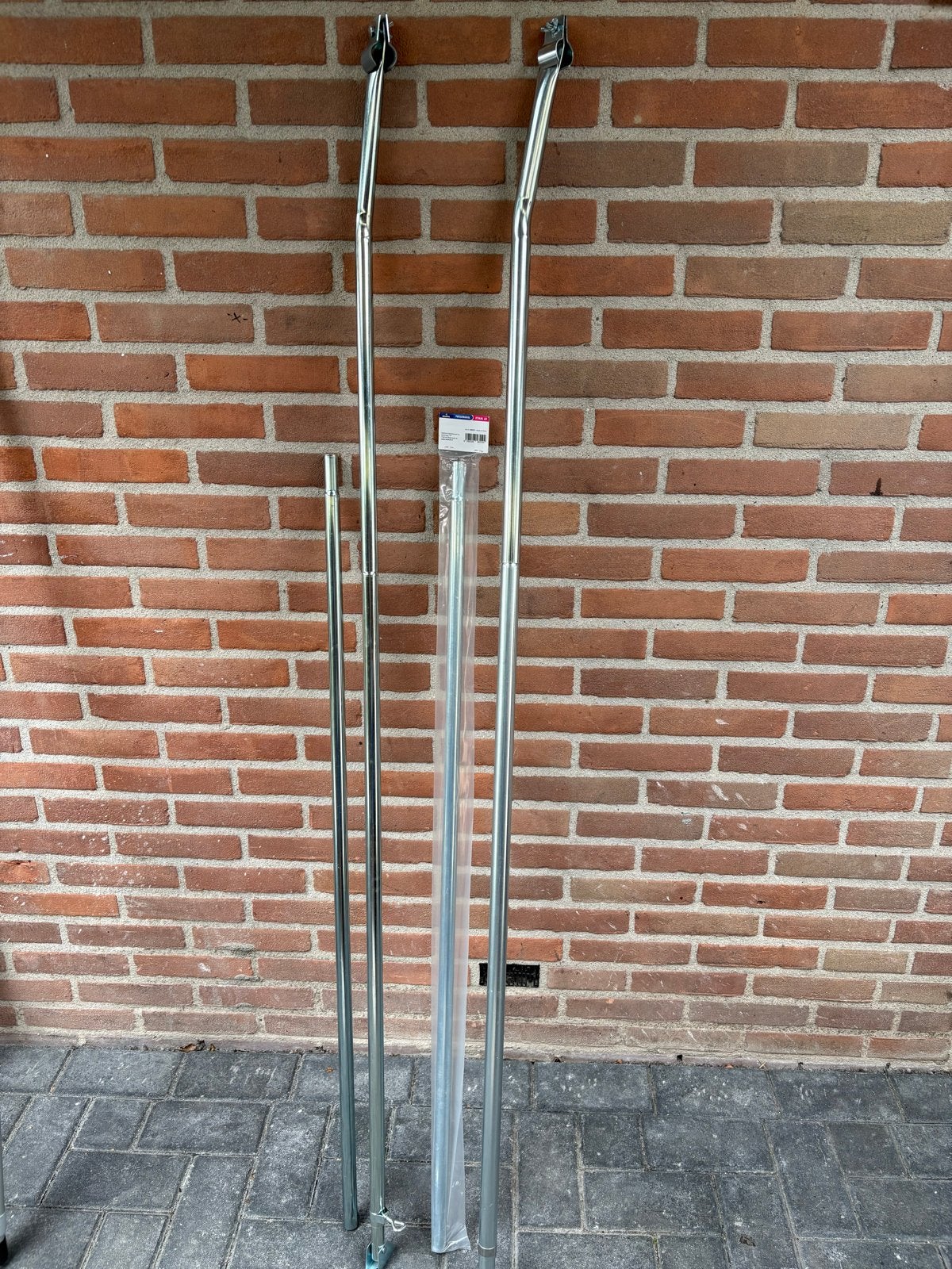 Tentstokken set - Obelink Tussendeel Staal 22, Ophalen, Gebruikt