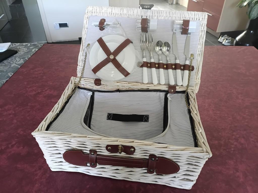 Rieten Picknickmand NIEUW, Ophalen, Nieuw
