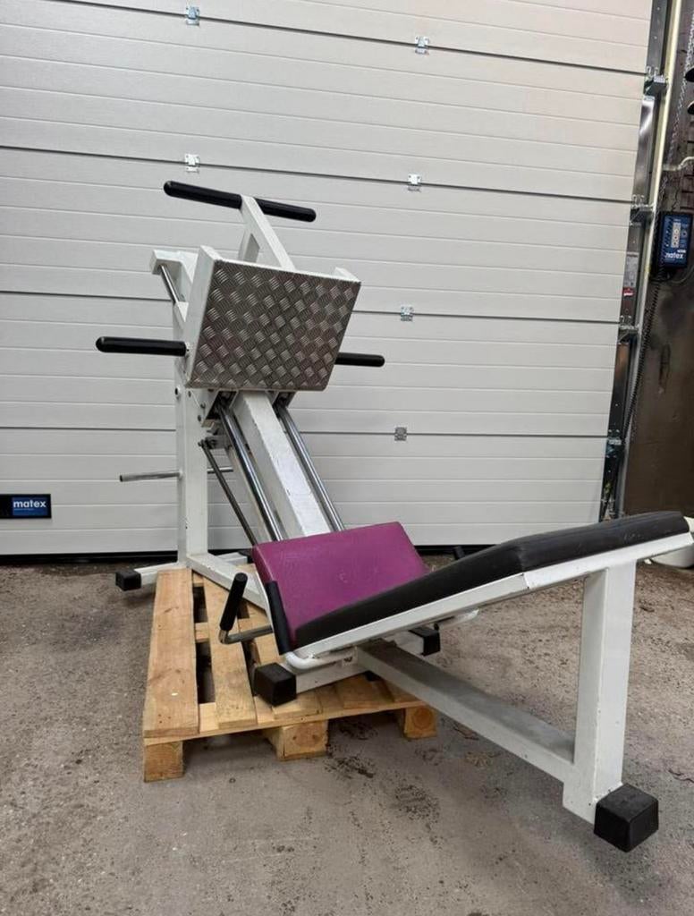 Gerva Sport 45 degree legpress / beinpresse / plate loaded, Sport en Fitness, Fitnessmaterialen, Gebruikt, Overige typen, Armen