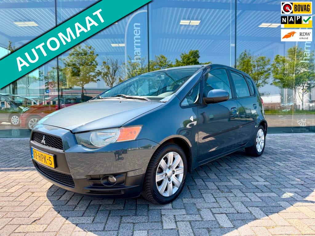 Mitsubishi Colt 1.3 automaat 5-DEURS Invite, NAP, Airco, Cru, Stof, Gebruikt, Colt, Origineel Nederlands