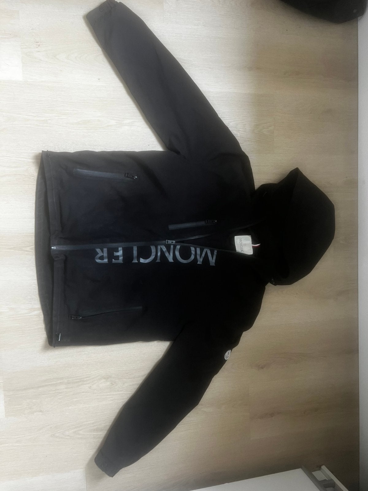 Windbreaker monclër maat m, Ophalen of Verzenden, Zo goed als nieuw, Zwart