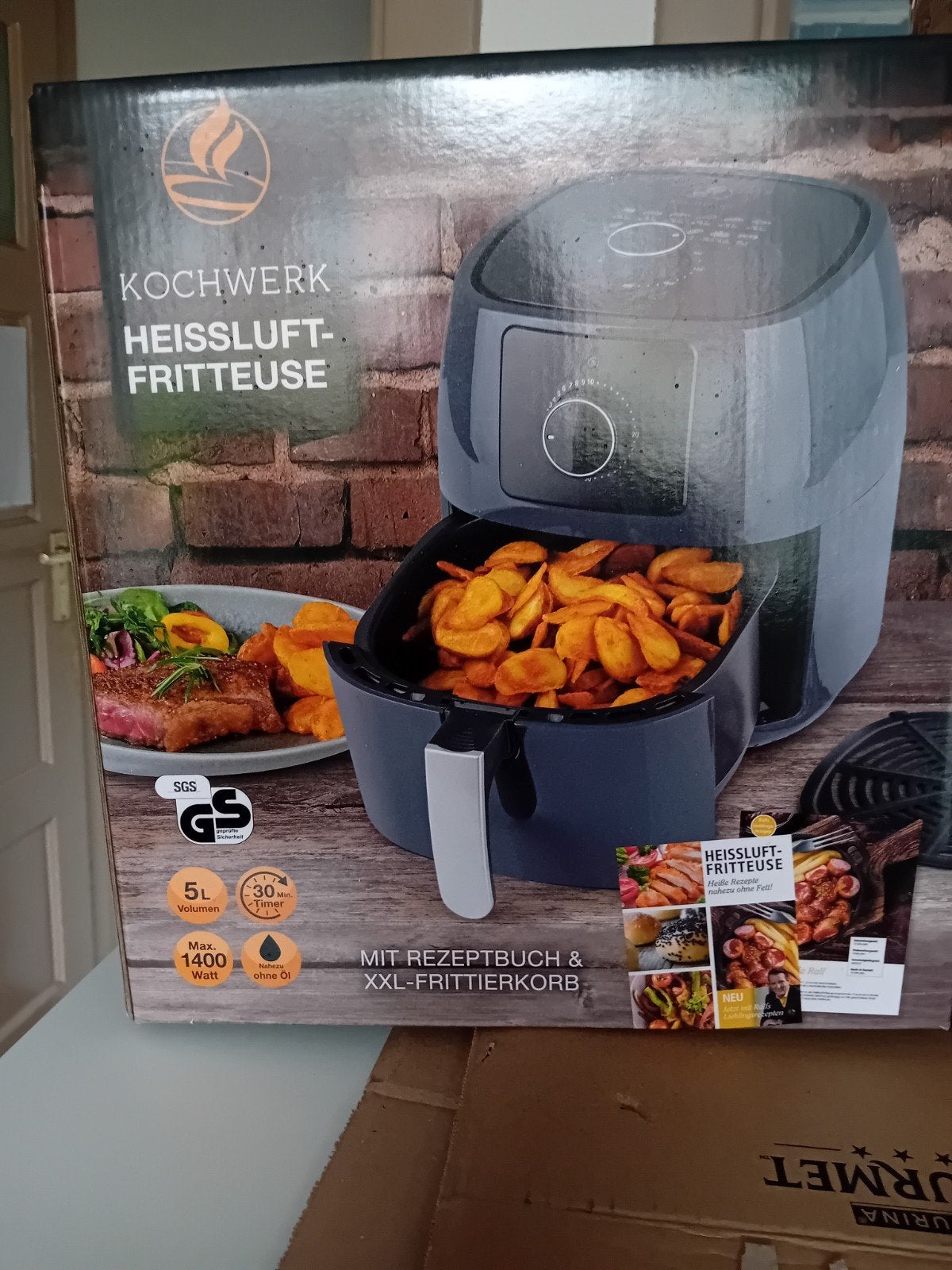 air fryer nieuw, Ophalen of Verzenden, Nieuw, Airfryer