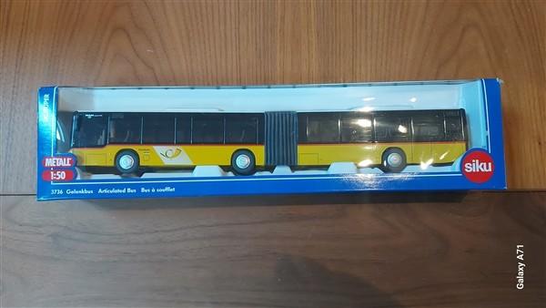 Siku 3736 Harmonicabus postauto, Hobby en Vrije tijd, Modelauto's | 1:50, Ophalen of Verzenden, Zo goed als nieuw, Bus of Vrachtwagen