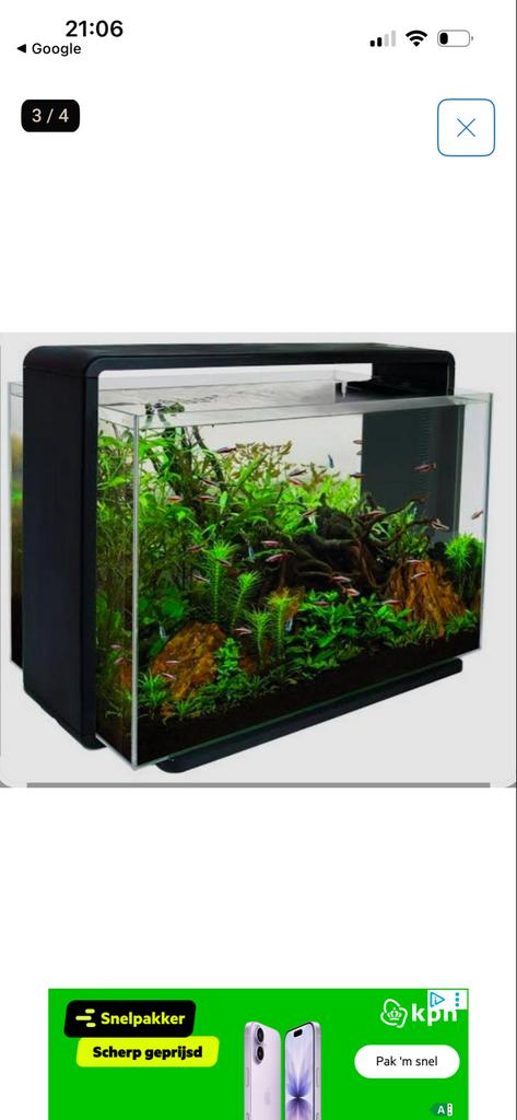Superfish home 45, Dieren en Toebehoren, Ophalen of Verzenden, Leeg aquarium