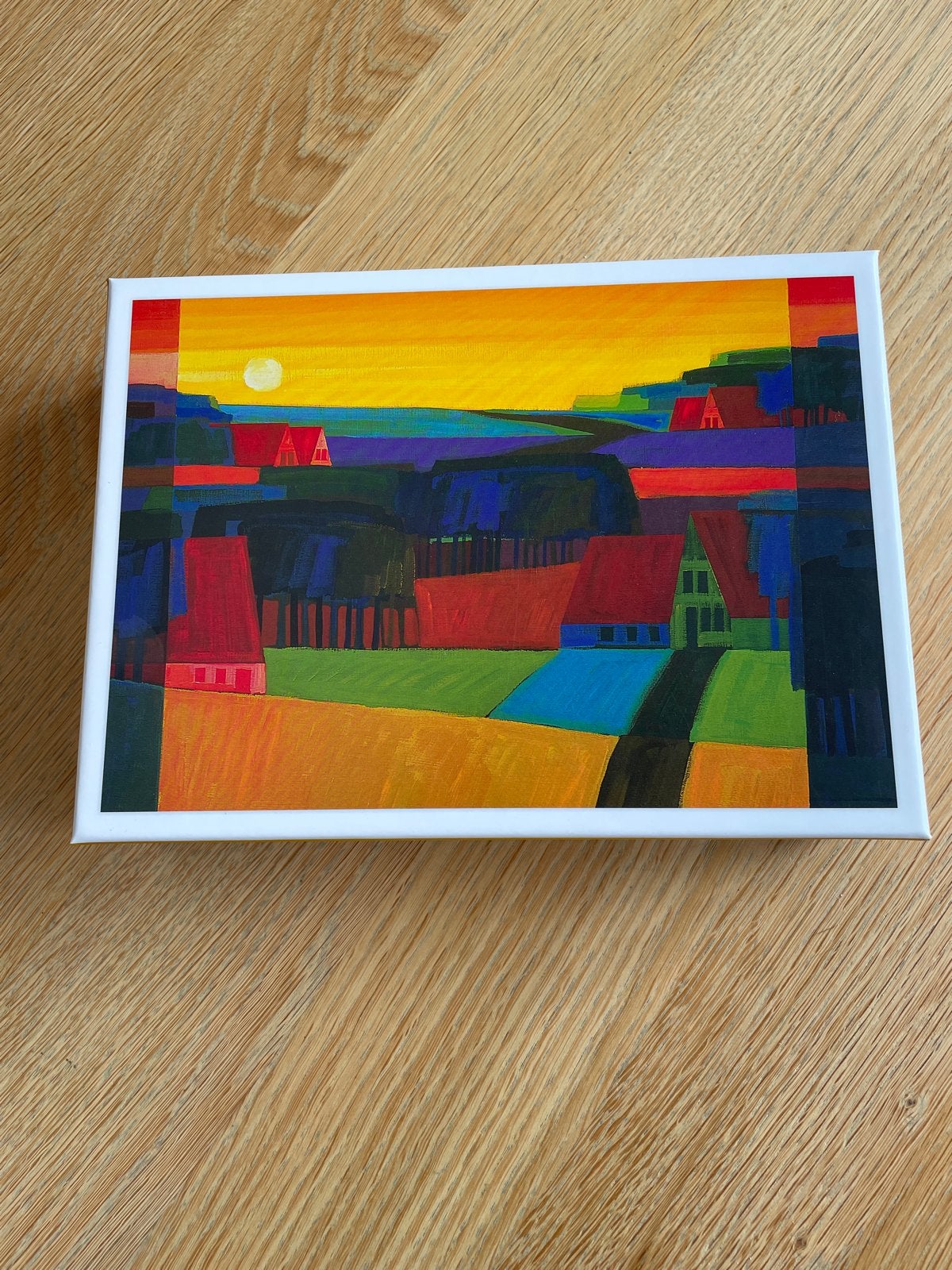 Ton Schulten Puzzel 1000 Stukjes - Kleurrijk Landschap, Ophalen of Verzenden, 500 t/m 1500 stukjes, Zo goed als nieuw, Legpuzzel