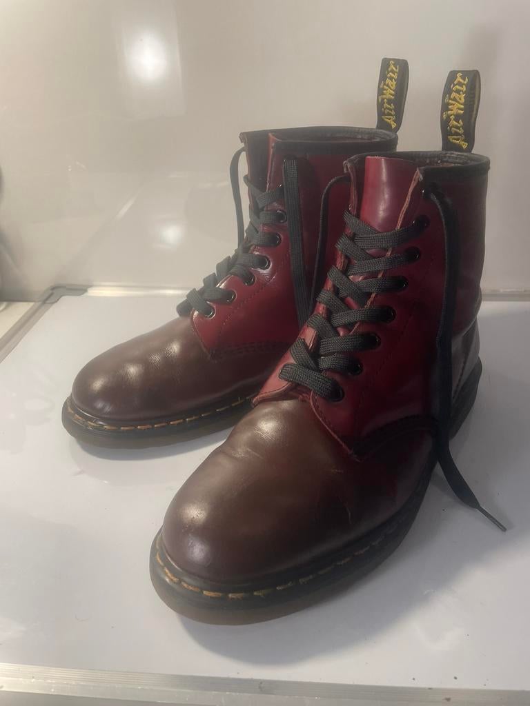 Dr. Martens Made in England Boots EU 44 Zeer Goed, Kleding | Heren, Bruin, Boots, Ophalen of Verzenden, Gedragen