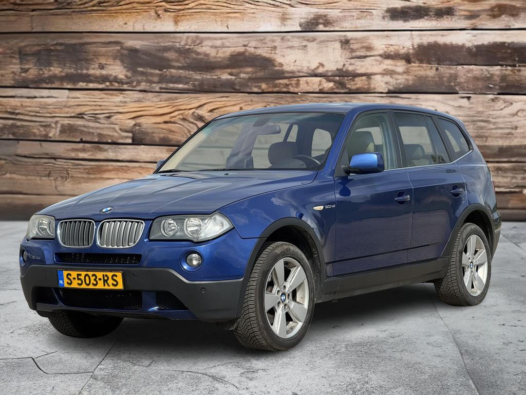 BMW X3 3.0si Executive | Leder | Panorama | (bj 2007), Auto's, Automaat, Gebruikt, 2000 kg, Blauw