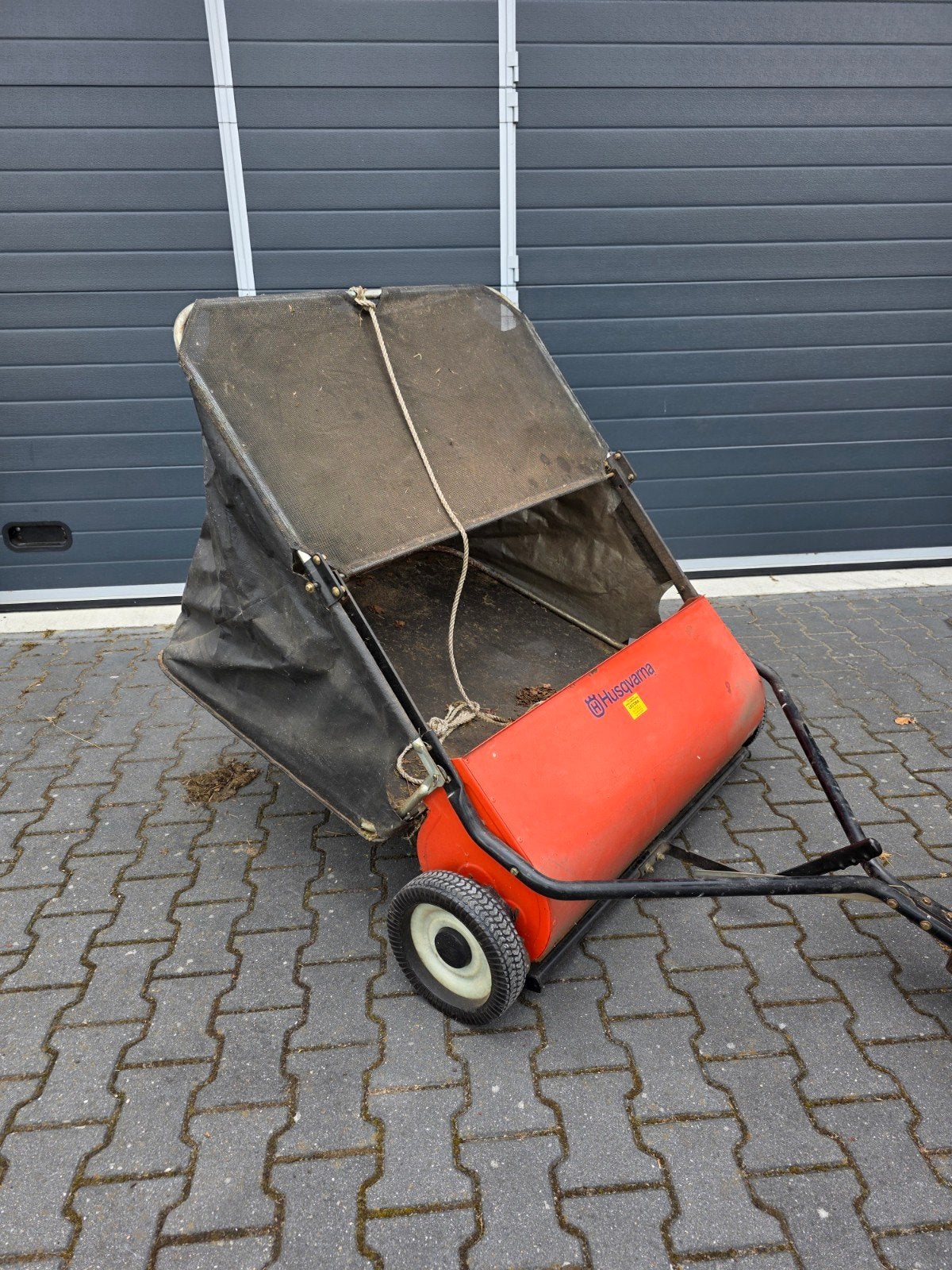 Veegmachine voor achter zitmaaier, Tuin en Terras, Ophalen