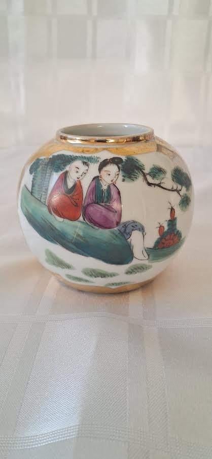 Antieke Chinese Gemberpot zonder deksel goud gemerkt, Ophalen of Verzenden