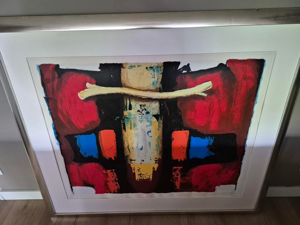 Abstract schilderij Hans van Horck, Ophalen