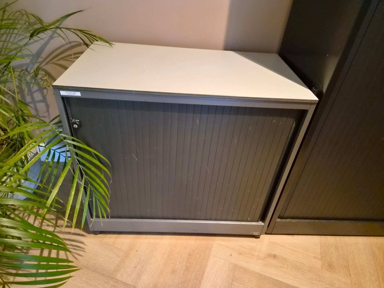 Archiefkast met roldeur - Grijs/Antraciet, Huis en Inrichting, Ophalen, Gebruikt