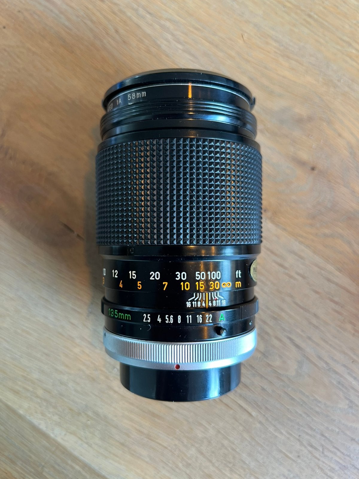 Canon FD 135mm f/2.5 S.C. vintage telelens, Ophalen, Canon, Canon FD, Zo goed als nieuw