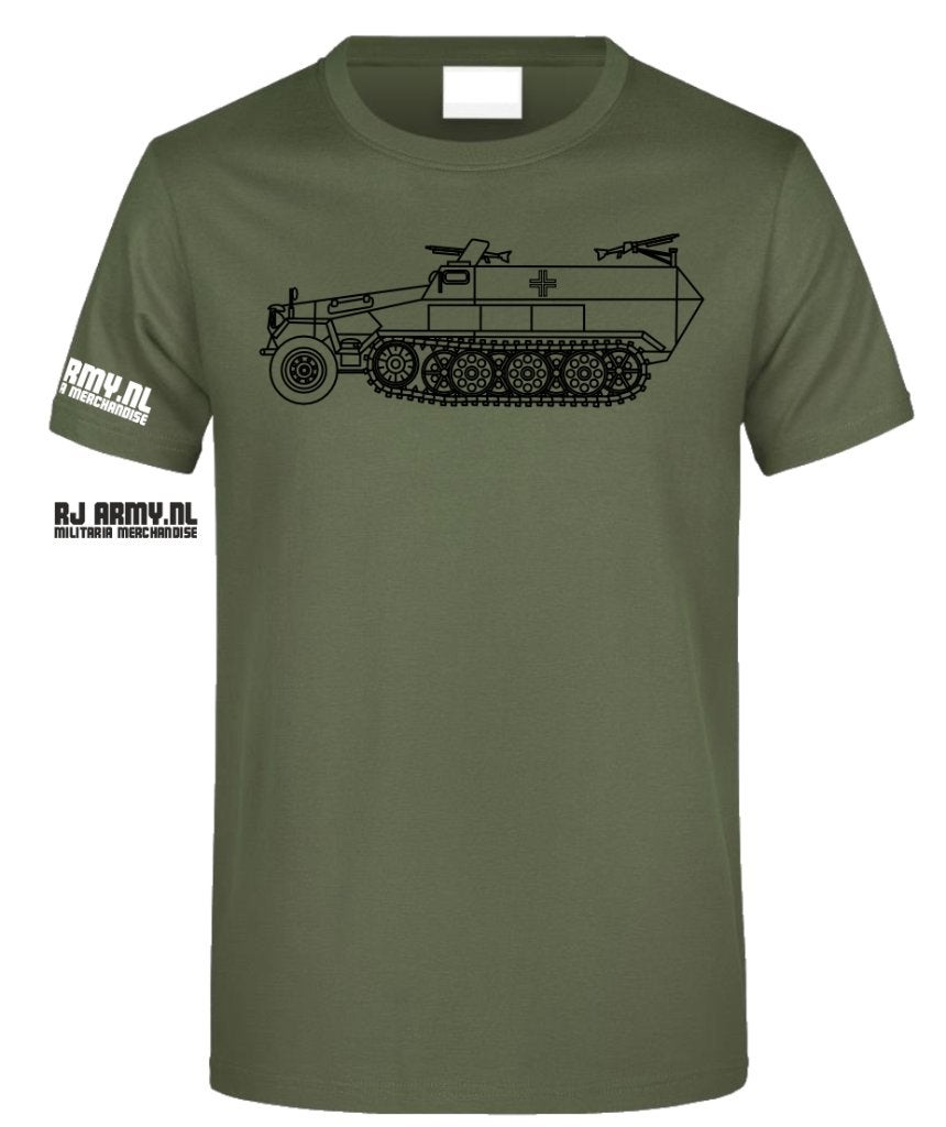 ww2 german Halftrack Sd.Kfz.251-1 Ausf zwart, Ophalen of Verzenden, Overige soorten, Overige gebieden, Kleding of Schoenen