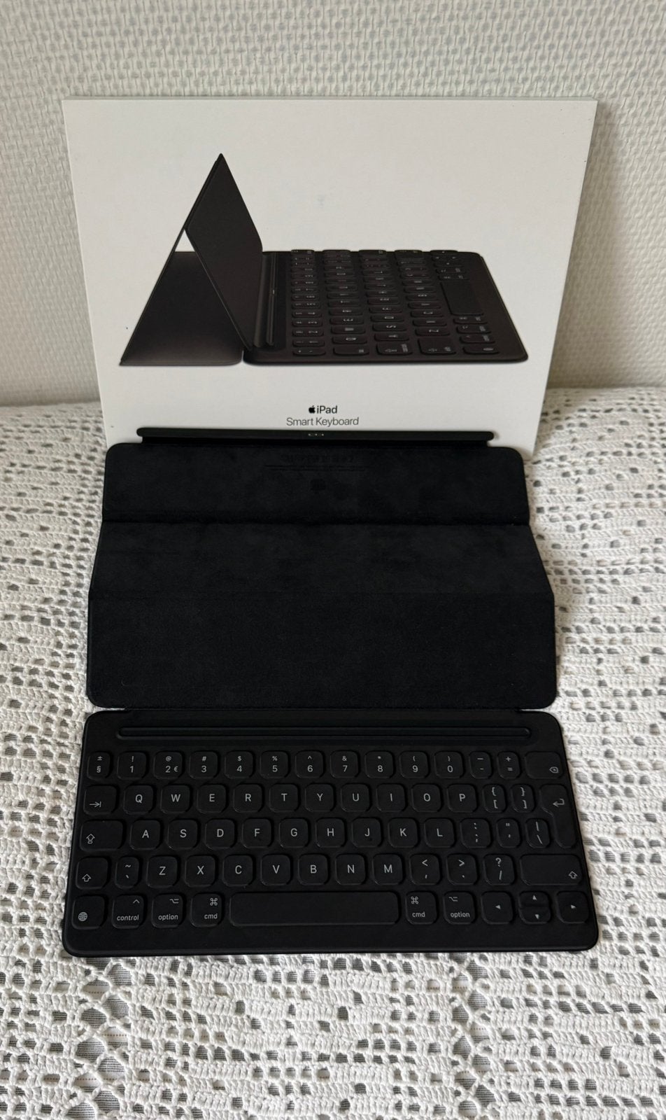 Apple Smart Keyboard voor iPad (origineel zeer nette staat), Ophalen of Verzenden, Zo goed als nieuw, 10 inch, Bescherming voor- en achterkant