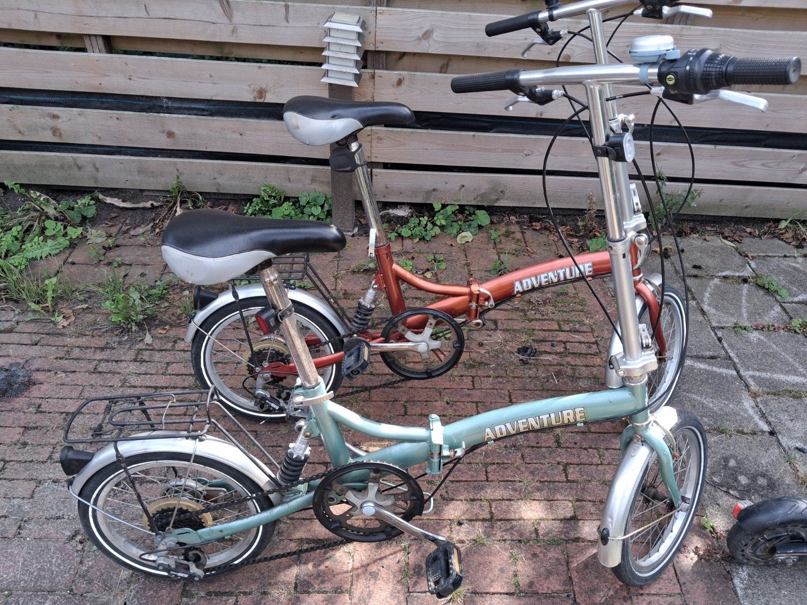 Vouwfietsen, Gebruikt, Velgrem, 16 tot 18 inch, Versnellingen