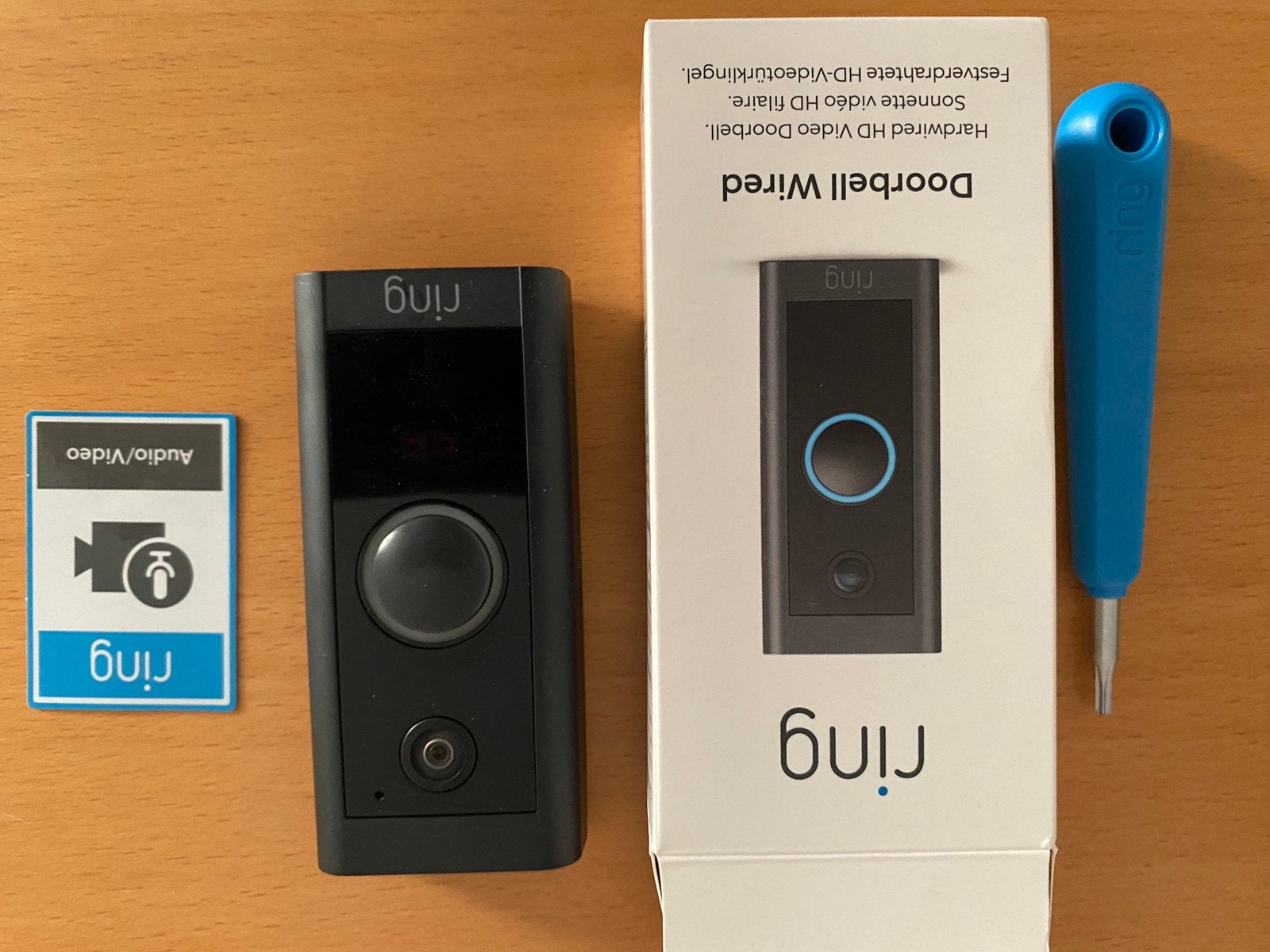 Ring bel inclusief chime, Ophalen, Zo goed als nieuw
