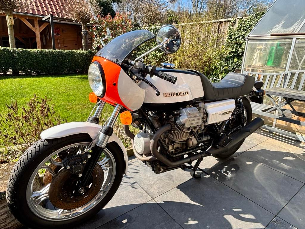 Moto Guzzi Le Mans 1, Motoren, Cardan-aandrijving, 2 cilinders, Motorrijbewijs A, Meer dan 35 kW