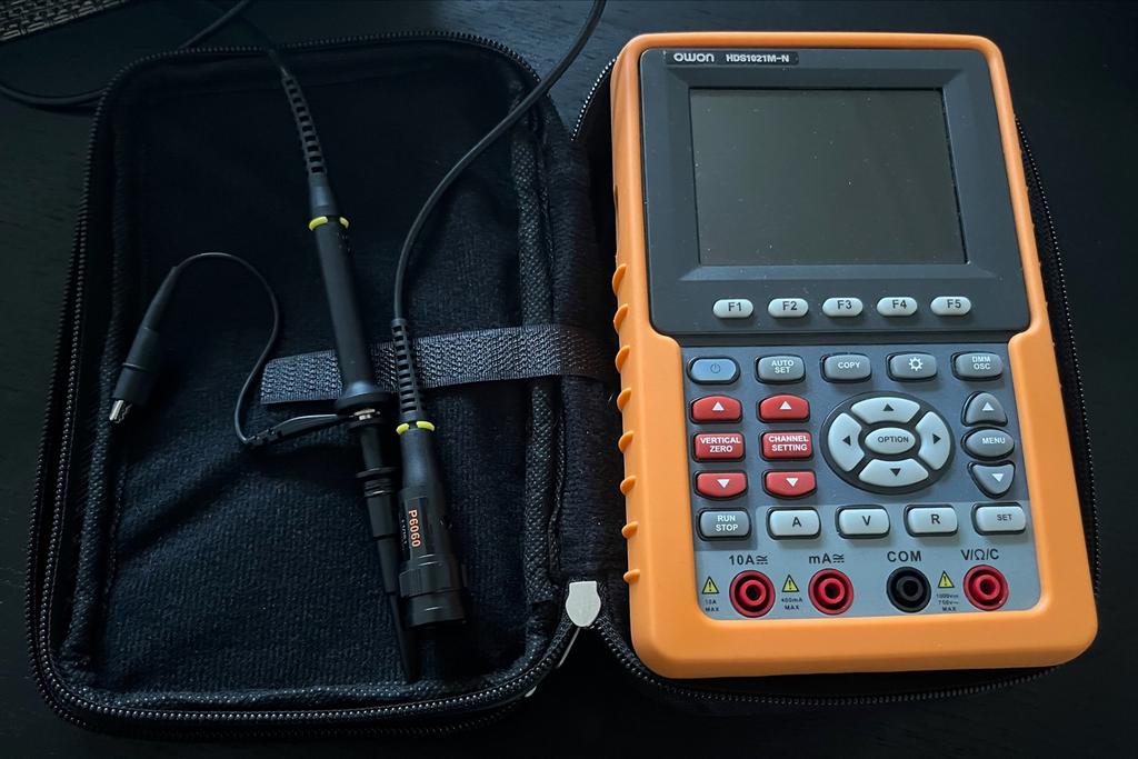 OWON HDS1021M-N Handheld Oscilloscoop Multimeter, Doe-het-zelf en Verbouw, Meetapparatuur, Ophalen, Gebruikt, Multimeter