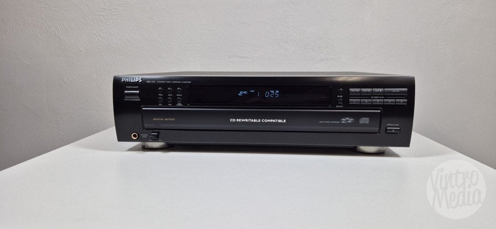 Philips CDC775 CD-Speler | CD-Wisselaar | 5 CD's | CDC 775, Ophalen of Verzenden, Refurbished, Philips, Wisselaar