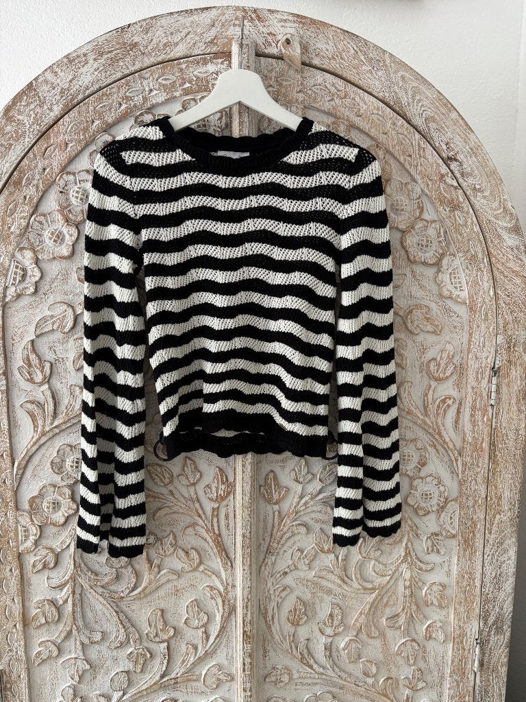 Streepjes trui Cotton Club maat S, Kleding | Dames, Truien en Vesten, Meerkleurig, Ophalen of Verzenden, Zo goed als nieuw, Maat 36 (S)