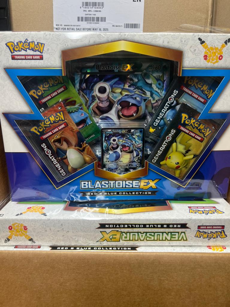Pokémon TCG Blastoise EX Red & Blue Collection, Ophalen, Nieuw, Overige typen