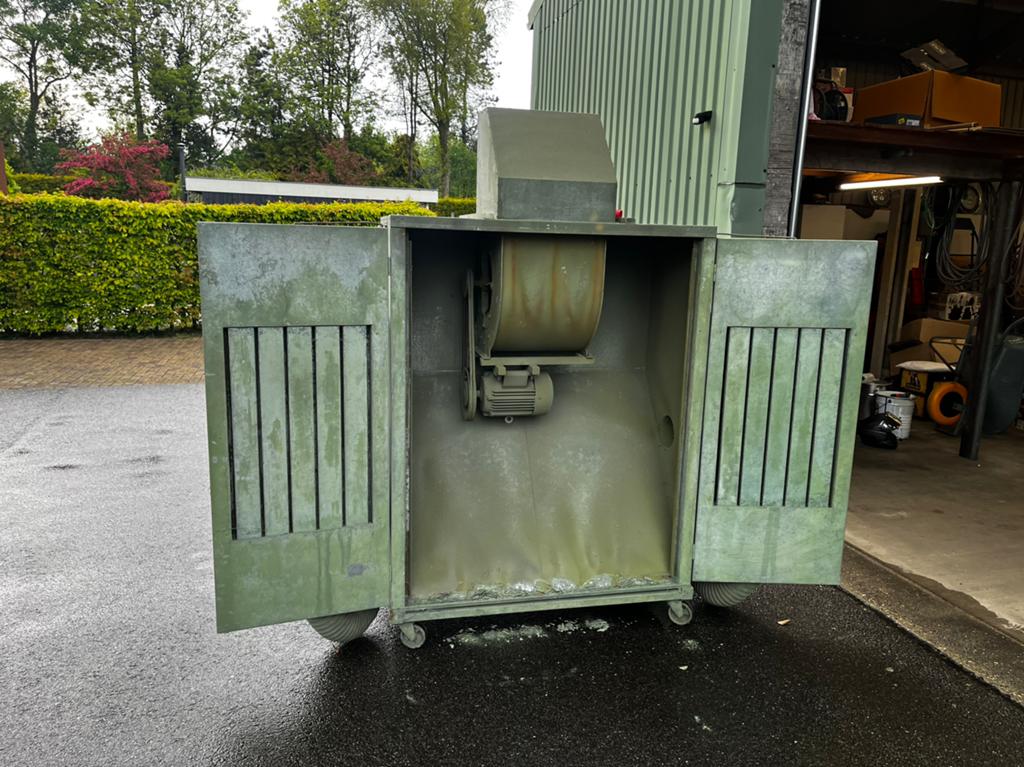 Mobiele afzuiger, Doe-het-zelf en Verbouw, Ventilatie en Afzuiging, Ophalen, Gebruikt, Afzuiger