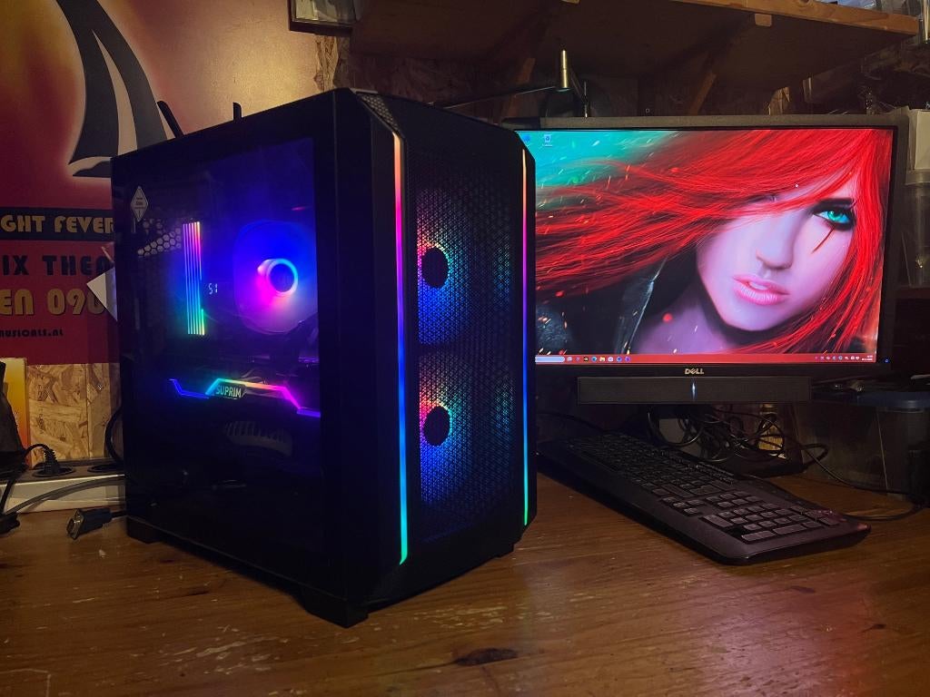 Dikke RGB Game-PC Core i7-9700/32GB/1000GB SSD/RTX3070 8GBD6, Computers en Software, Ophalen, 32 GB, Custom Build, Zo goed als nieuw