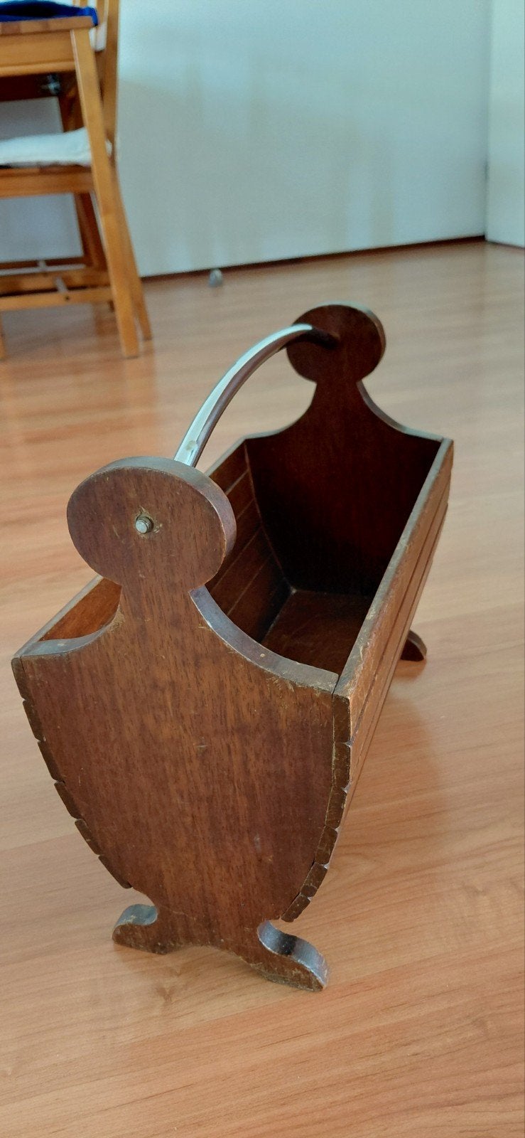 Vintage lectuurbak/krantenbak, Ophalen of Verzenden
