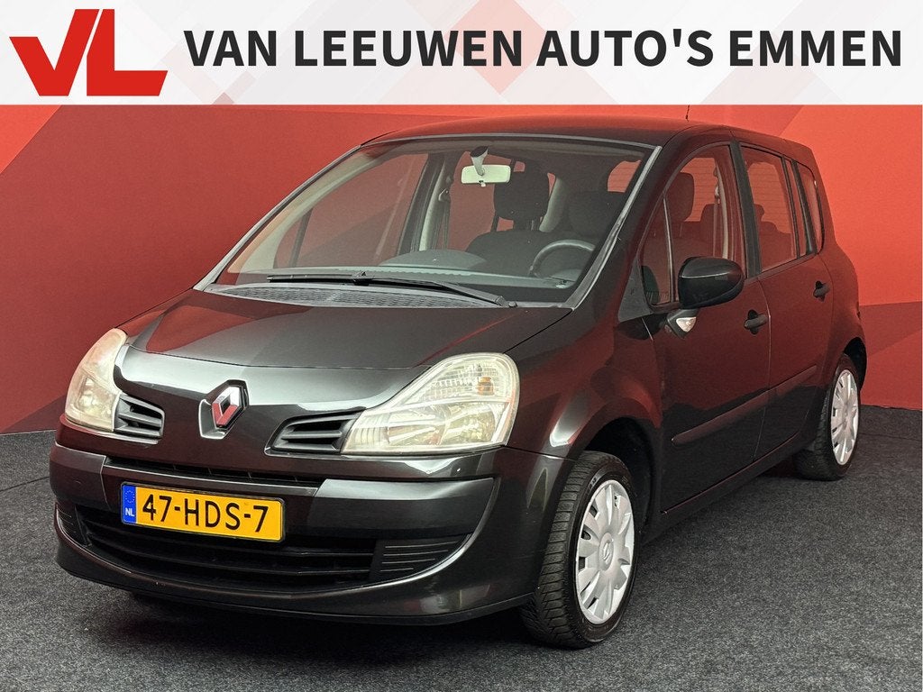 Renault Grand Modus 1.2-16V Expression, Gebruikt, Zwart, 4 cilinders, Zwart