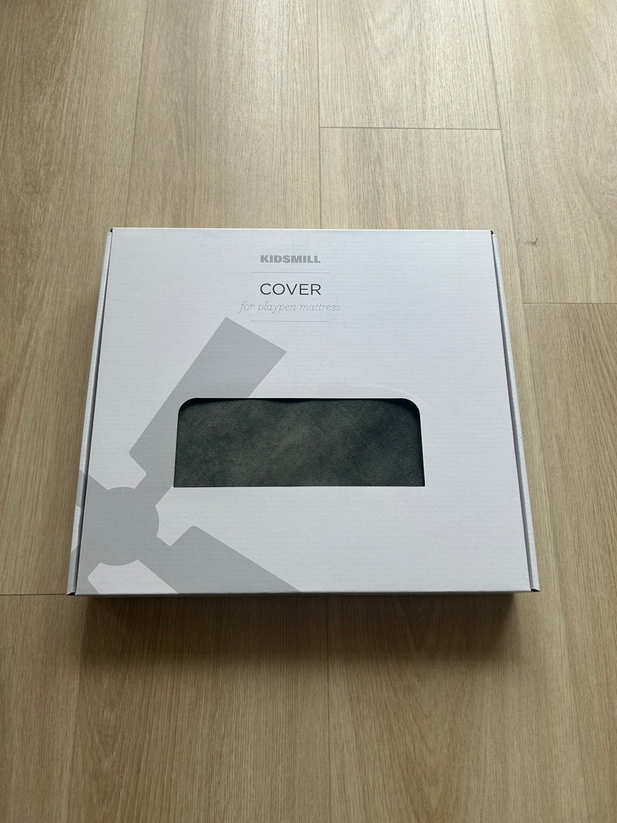Kidsmill Boxmatras Hoes Rond 90 Velours Hunter nieuw, Ophalen of Verzenden, Nieuw