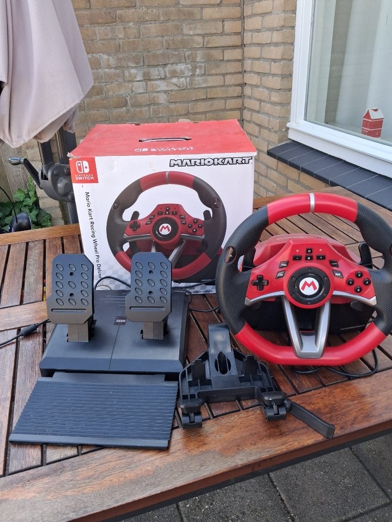 Nintendo switch stuur met orginele doos, Gebruikt, 1 speler, Racen en Vliegen, Ophalen of Verzenden